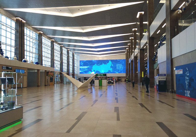 Аэропорт красноярск фото внутри